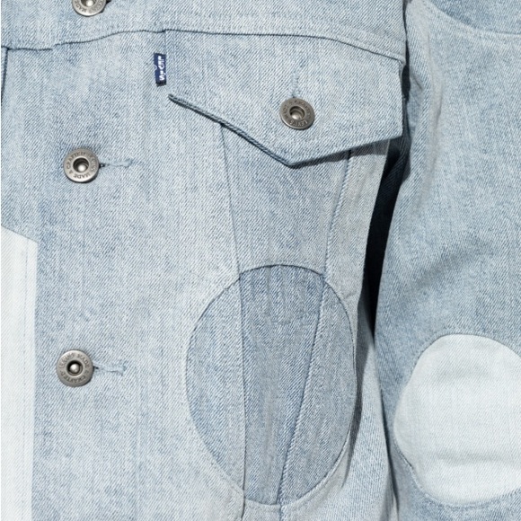 Levi's Made & Crafted boyfriend trucker denim blue jean 100% cotton jacket - Picture 13 of 13